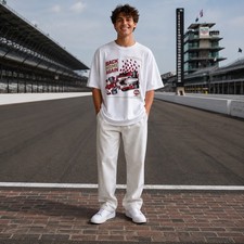 2022 Indy 500 Back Home Again T Shirt XL Scott Dixon Pole Winner Racing Graphic picture