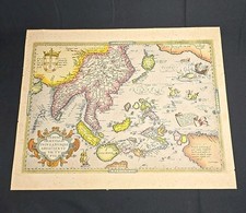 Ortelius 1595 Indiae Orientalis Insularumque Adiacientium Map picture