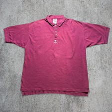 Vintage 90s Cadre Athletic University of Alabama Crimson Tide Polo Shirt XXL picture