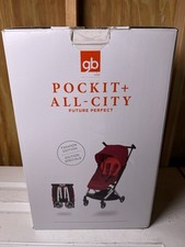 Gb Pockit+ All-City Ultra-Compact Travel Folding Stroller Black New/OpenBox picture