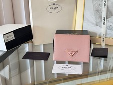 Prada small wallet/card holder, model 1M0204; dimensions: 11.2 x 9.5 cm. picture