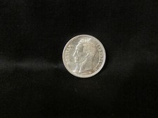 1960 Venezuela .835 Silver 1 Bolivar AU+ Coin picture