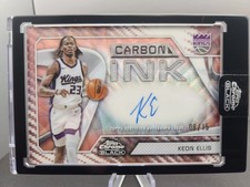 2026 Topps Chrome Black Carbon Ink Keon Ellis #CI-KE Sacramento Kings /15 picture