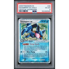 Swampert ex 98/100 EX Crystal Guardians Holo PSA 4 picture