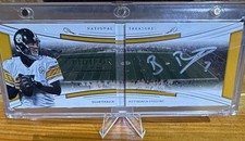 Panini 2017 National Treasures Gridiron Graphs GG-BR Roethlisberger Auto /10 picture