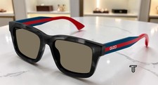 GUCCI GG1869S 004 Havana Blue Brown 53 mm Rectangular Squared Men's Sunglasses picture
