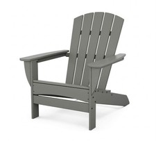 Polywood Gulf Shores Adirondack Chair - Dark Grey New picture