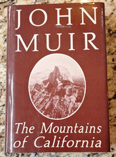 THE MOUNTAINS OF CALIFORNIA HBDJ JOHN MUIR 1988 VG+ picture