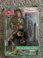 2003 Hasbro GI Joe Marine SMAW Gunner 12” USMC Action Figure New in Package picture