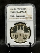 1984-S Olympic Silver Dollar NGC PF69 UCAM  | Los Angeles XXIII Olympiad picture