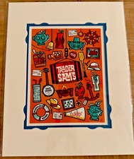 2026 Disney Parks Trader Sam's Tiki Mugs Of Disney Dave Perillo 18x14” Matted picture