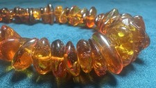 Vintage Amber Necklace 76.7 Grams 22” big picture