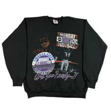 Vintage 1994 Hank Williams Jr ABC Monday Night Football 25th Sweatshirt Large picture