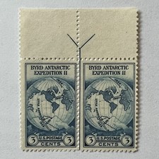 1935 US STAMPS PAIR #753 WITH ARROW GUIDE LINE UNUSED picture