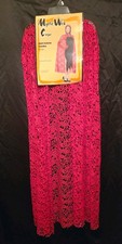 Vintage 2010 Red Web Cape Y2K Goth Whimsigoth Eerie Alley Open Knit Costume OSFM picture