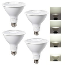 4 Pack LED PAR38 Outdoor Flood Light Bulbs, 18W(120W Equivalent),5000K Daylight picture