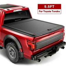 For 2014-2026 Toyota Tundra 5.5Ft Bed Hard Retractable Truck Bed Tonneau Cover picture