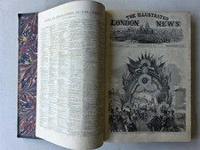 London Illustrated News 1858 July-December Half Year Bound Weekly Newspapers picture