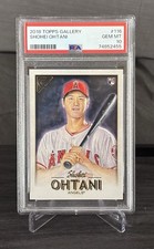 2018 Topps Gallery  Shohei Ohtani Rookie PSA 10 RC GEM #116 Angels picture