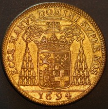 1694 France Jeton Archevêché de Bourges Léon Potier de Gesvres picture