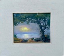 Carmel Sunset Plein-Air Painting by Arny Karl (1940-2000) Stunning Pastel 1980s picture
