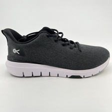 Kuru Flex Via Womens Size 10D Black Gray White Athletic Running Shoes Sneakers picture