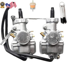 Autu Parts CB200 Carburetor Dual Carb Assy Set Compatible with Honda CB200T picture
