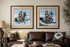 Bev Doolittle Guardian Spirits Companion Pair Signed Numbered 1817/13238 Framed picture