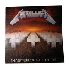 METALLICA MASTER OF PUPPETS -  ELEKTRA - 1986 1ST PRESS 60439-1. VG picture