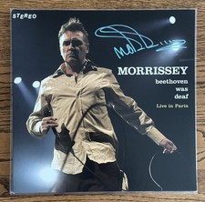 Morrissey - Beethoven Was Deaf Live In Paris SIGNED LP vinyl Las Vegas picture