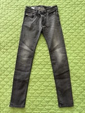 Diesel Sleenker Slim Skinny Jeans Men's W30 L32 Washed Black Stretch RA468 picture