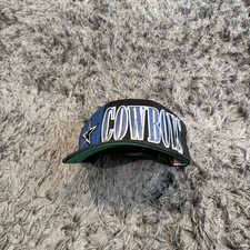 Vintage 90s Starter Dallas Cowboys Tri Power SnapBack Embroidered Logo Hat picture