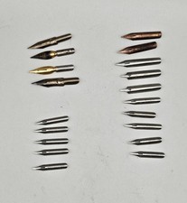 Vintage Spencerian Pen Nibs Lot of 19 various types England picture