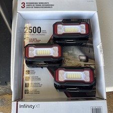 Infinity X1 2500 Lumen Rechargeable Work Light 3-Pack, USB-C Magnetic LED Lamp picture