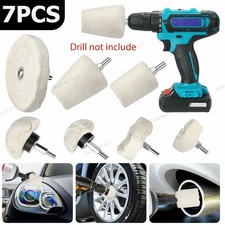 Cotton Metal Aluminum Polishing Wheel Kit for Drill Die Grinder Car Buffing Pads picture