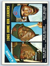 1966 Topps #217  1965 HRL (Willie Mays / Willie McCovey / Billy Williams) picture