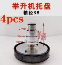 4PC 38mm Car Lift Rubber Tray Heightening Feet Plus High Leg Pad Shaft Diameter  picture