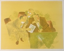 William Gropper American WPA Artist Social Realist Lithograph Signed Listed picture