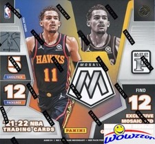 2021/22 Panini Mosaic Basketball TMALL ASIA EXCLUSIVE Box-12 Red/Gold Wave PRIZM picture