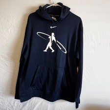 Nike BSBL Therma Fit Swingman Hoodie Ken Griffey Jr Sweatshirt Men XL  Navy Blue picture