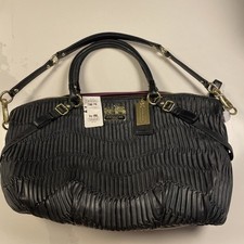 Coach NWT Mad Gath Sophia Gathered Leather Large Bag 15947 picture
