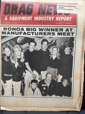 VRHTF RARE VTG NHRA VERY COOL NOVEMBER 23, 1969 DRAG NEWS NEWSPAPER GAS RONDA picture