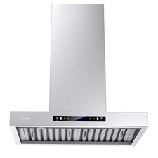 IKTCH 30-Inch Wall Mount Range Hood, 900  Adjustable LED Lights picture
