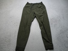 Lululemon ABC Jogger Pants Mens M Green Elastic Waist Zip Track Athletic picture