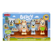 Bluey Let's Play Chef Chat Mates Figure Dinner Time Heeler picture