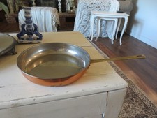 Vintage French Copper Pan Nice & Heavy See Pics Pan Has Stamps near the Handle picture