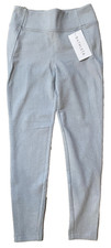 Athleta S Small Light Gray Delancey Skyline Herringbone Tight Leggings Women picture