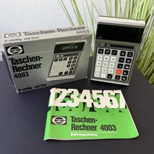 Vintage 1970s Elite 4003 Pocket Calculator VFD Display Japanese Electronic picture