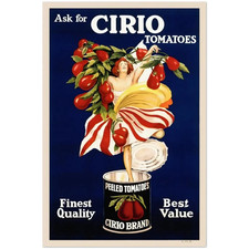Vintage Italian Tomato Advertisement Retro Kitchen Poster picture