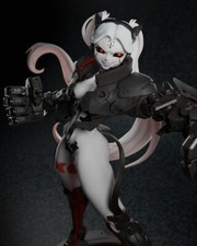 Rebecca Smasher 12K Ultra-High-Detail Resin Figure Hand Painted picture